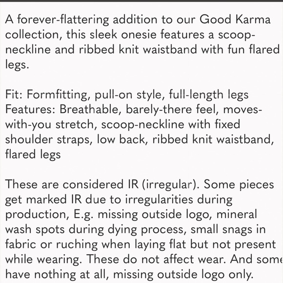 Free People Good Karma Onesie Flairs BNWOT Ice Grey Flattering Xs\S Host Pick๐ - Picture 4 of 14